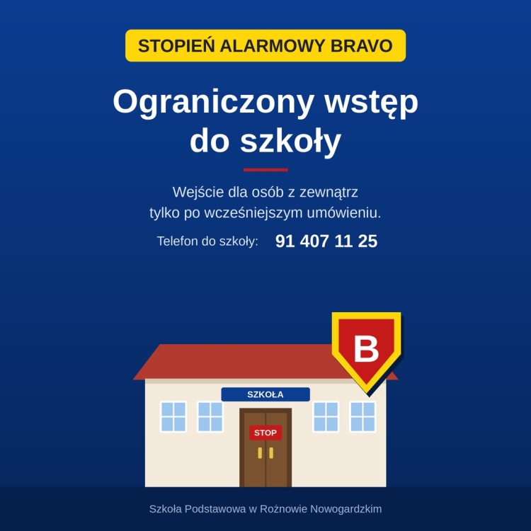 Nowe zasady wstępu do Szkoły Podstawowej w Rożnowie Nowogardzkim
